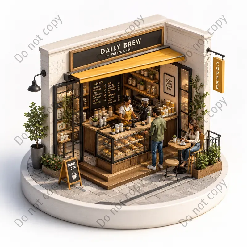 Mini Isometric Diorama Scenes
