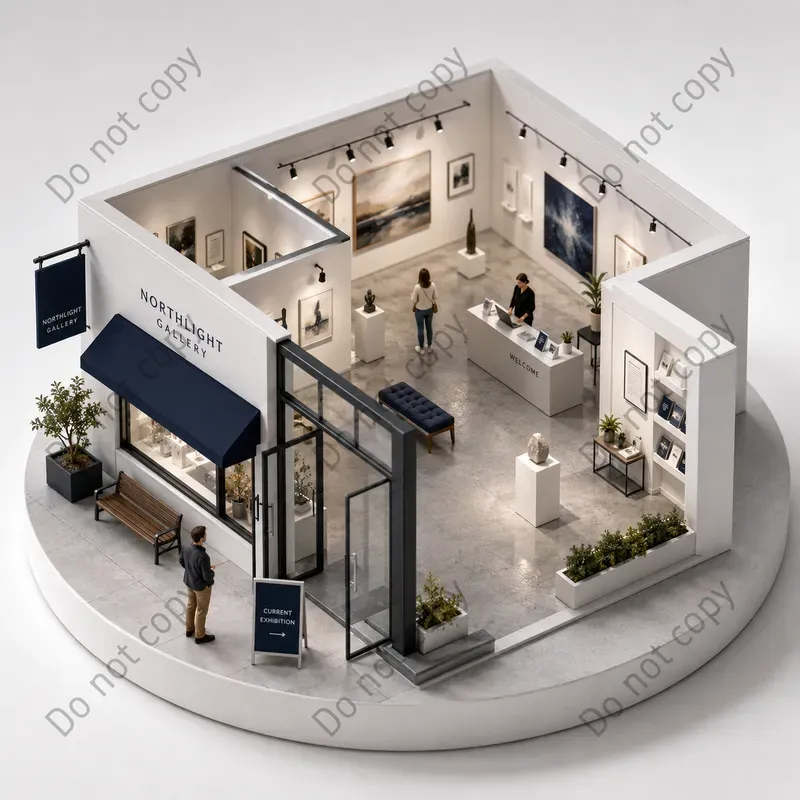 Mini Isometric Diorama Scenes