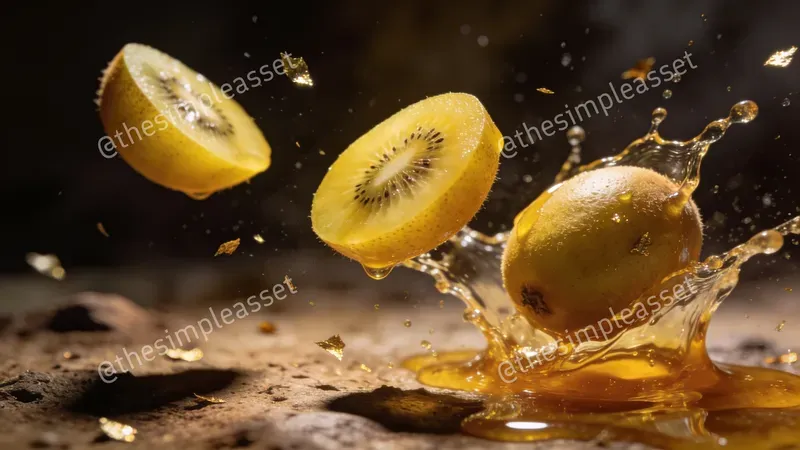Dramatic Floating Fruit Photos
