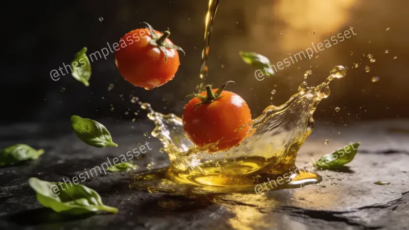 Dramatic Floating Fruit Photos