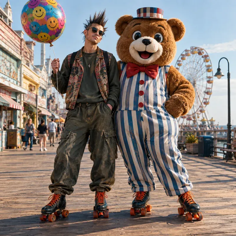 Quirky Skating Duos