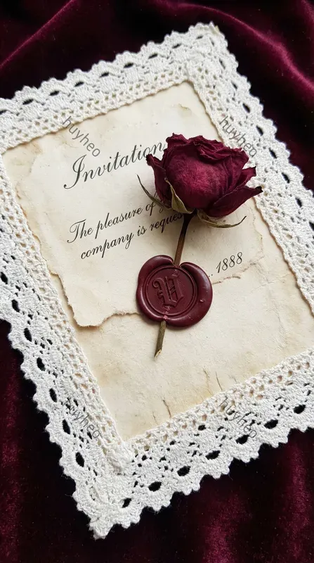 Victorian Lace Stationery Textures