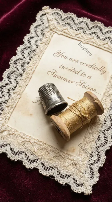 Victorian Lace Stationery Textures