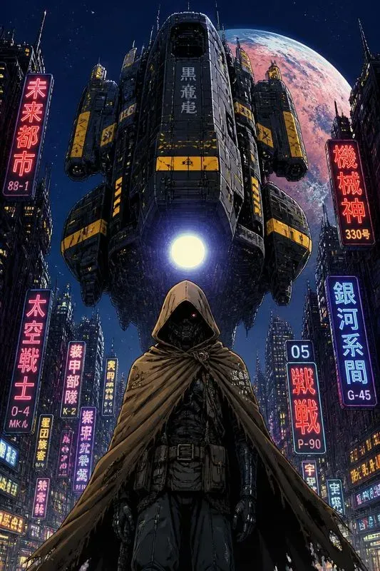 90s Cyber Mecha Anime Generator