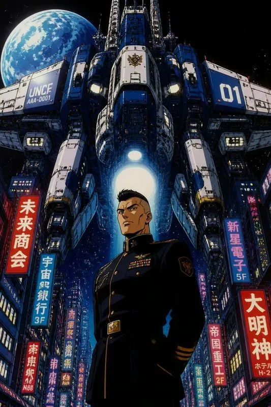 90s Cyber Mecha Anime Generator