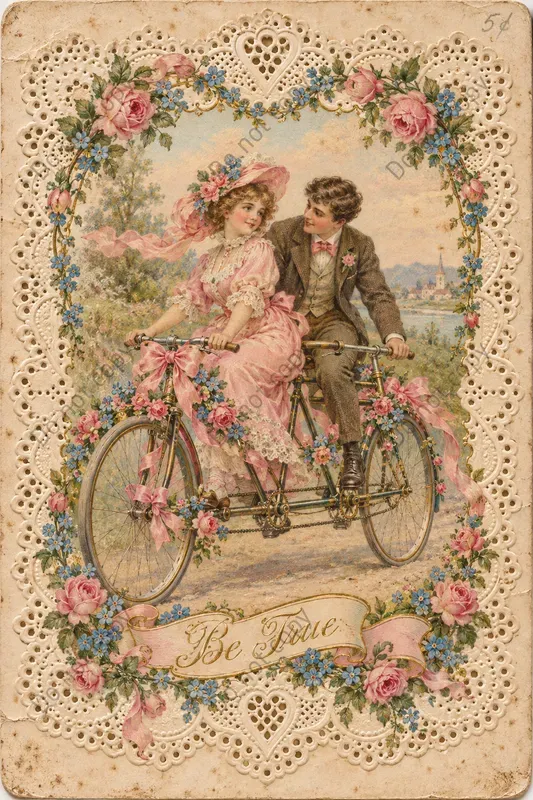 Vintage Valentine Postcard Art