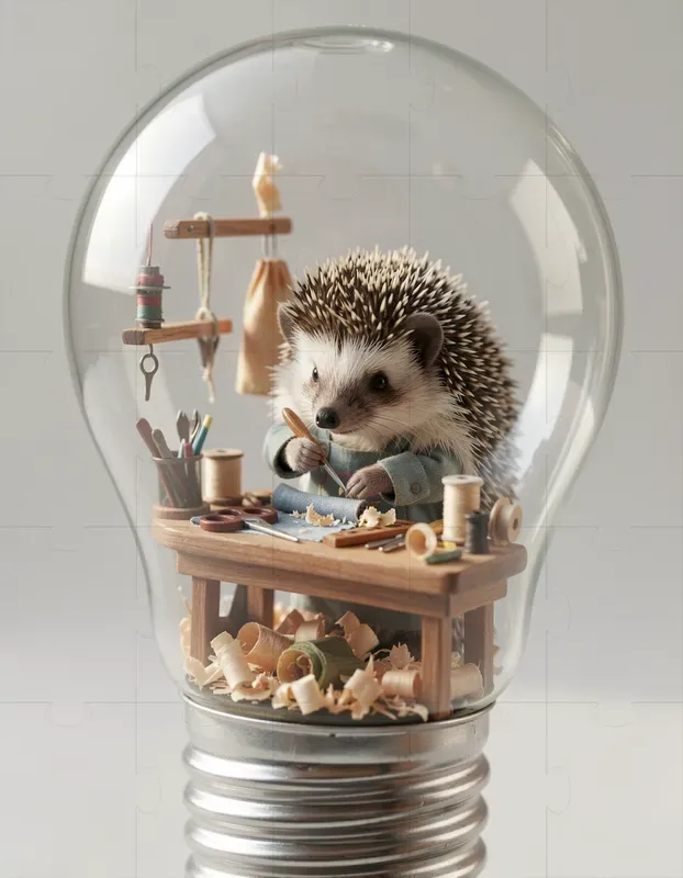 3D Animal Artisans Micro Dioramas
