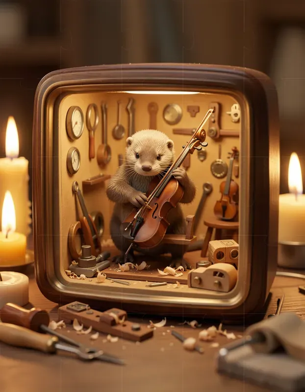 3D Animal Artisans Micro Dioramas