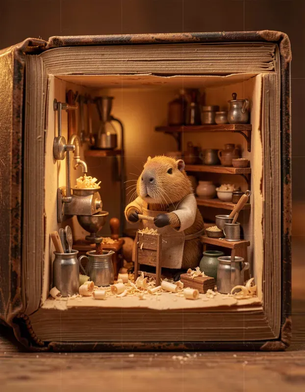 3D Animal Artisans Micro Dioramas