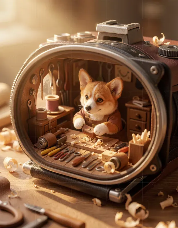 3D Animal Artisans Micro Dioramas