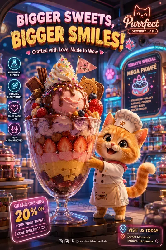 Cinematic 3D Mascot Campaign Posters