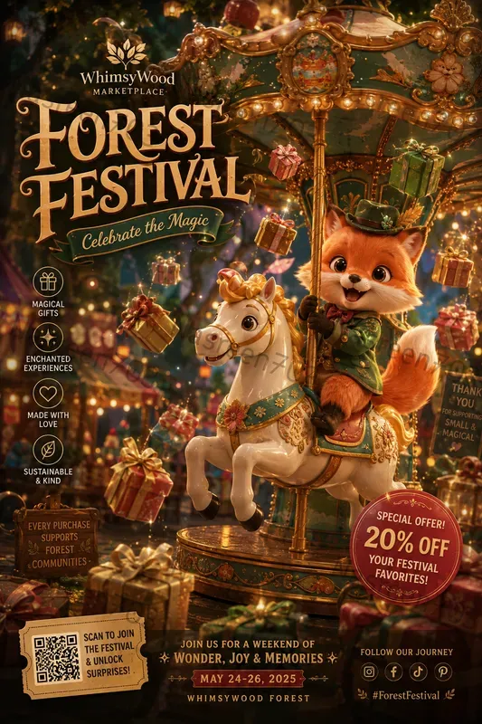 Cinematic 3D Mascot Campaign Posters
