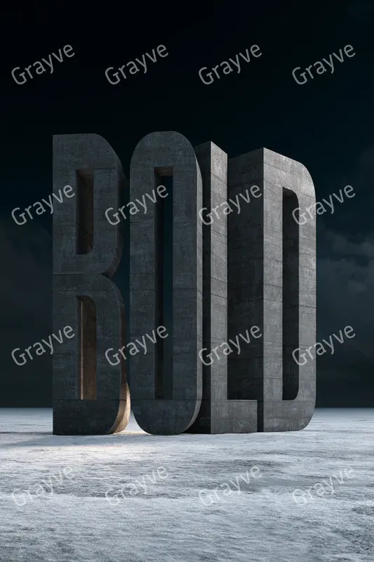 Monumental Architectural Typography