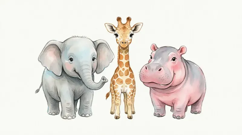 Whimsical Watercolor Nursery Art