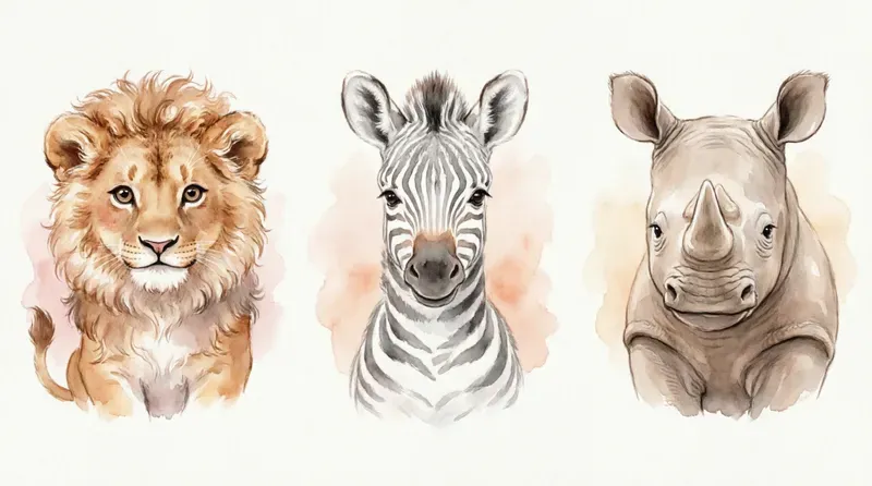 Whimsical Watercolor Nursery Art