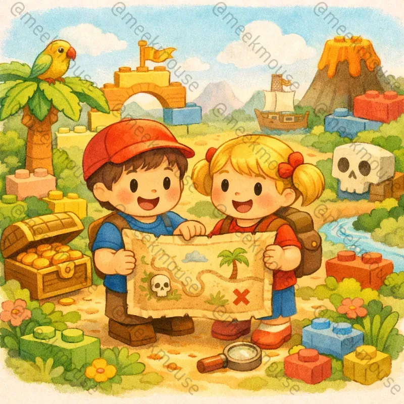 Cute Brick Storybook Adventures