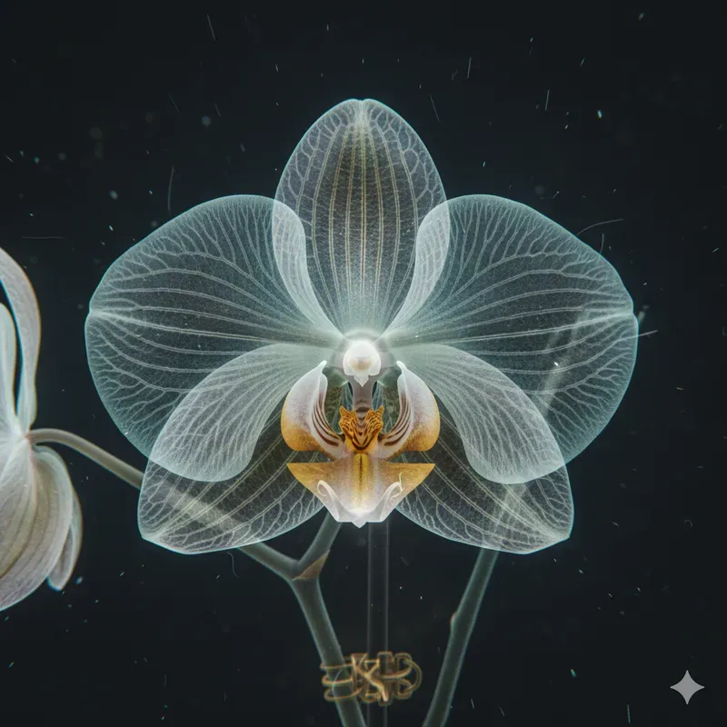 Ethereal Botanical Xray Art