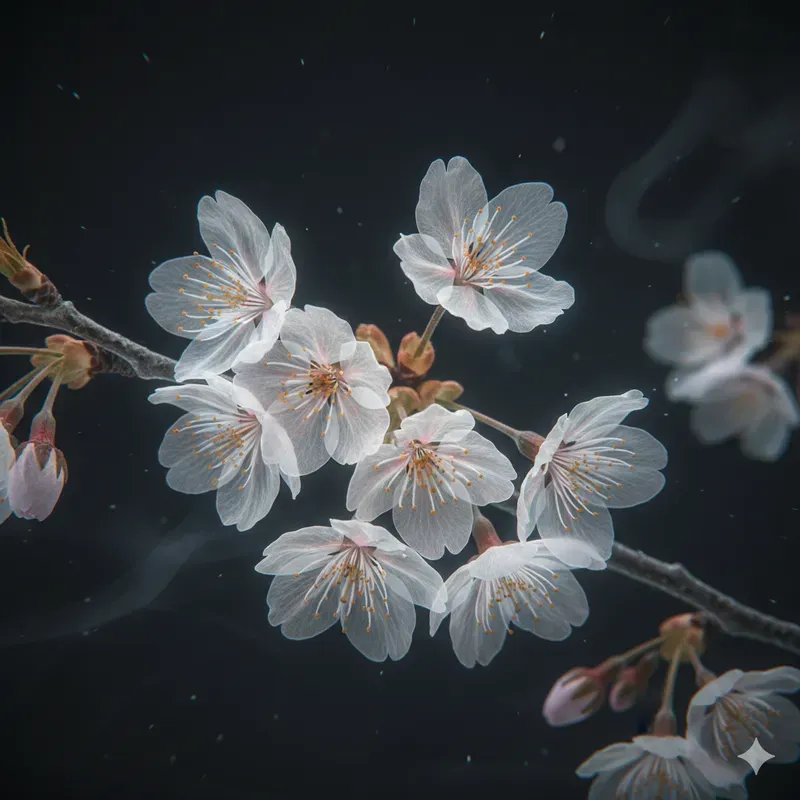 Ethereal Botanical Xray Art