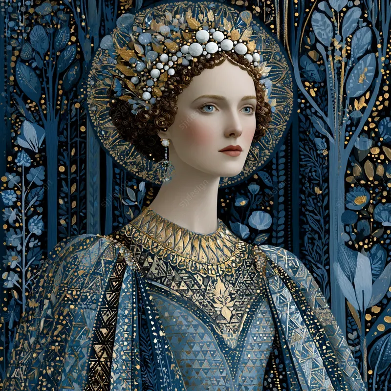 Gilded Woodland Folklore Art