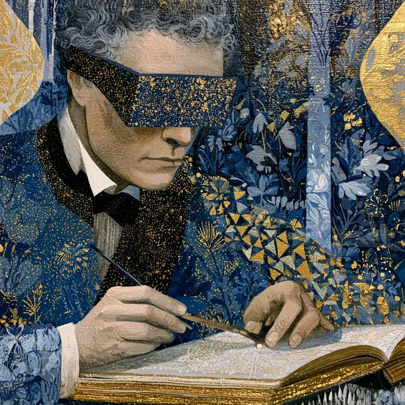 Gilded Woodland Folklore Art