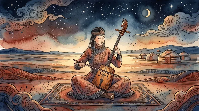 Nomadic Ethnic Folk Art Illustrations