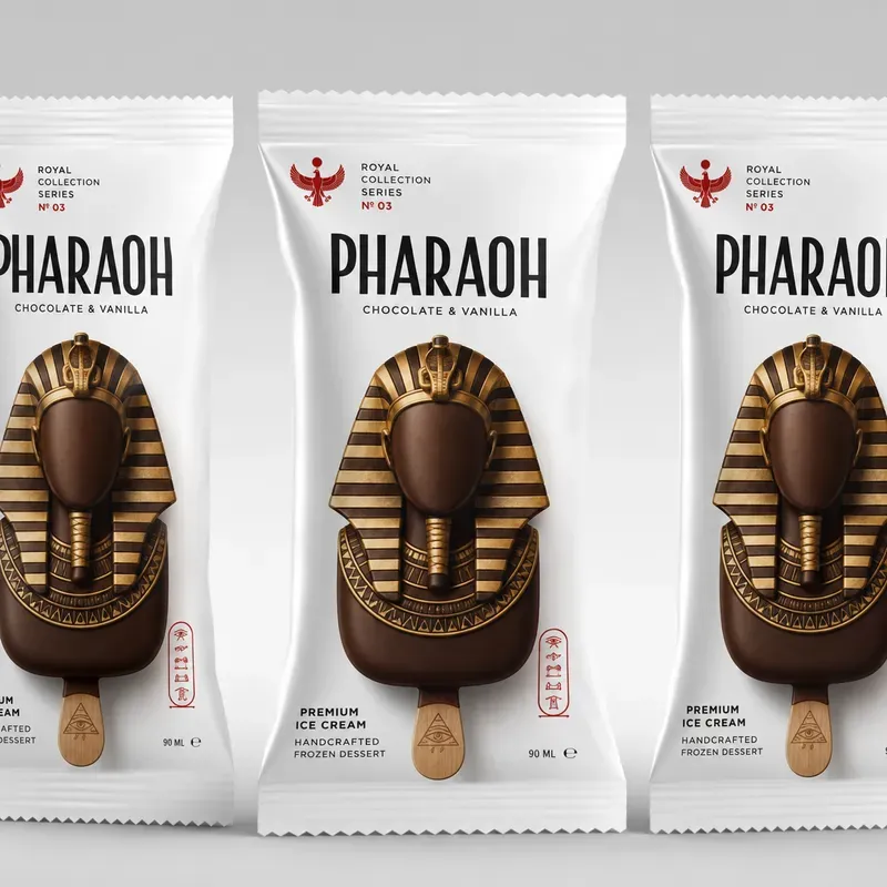Minimalist Character Ice Cream Pack Art