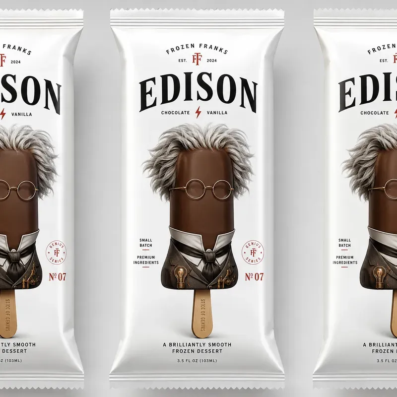 Minimalist Character Ice Cream Pack Art