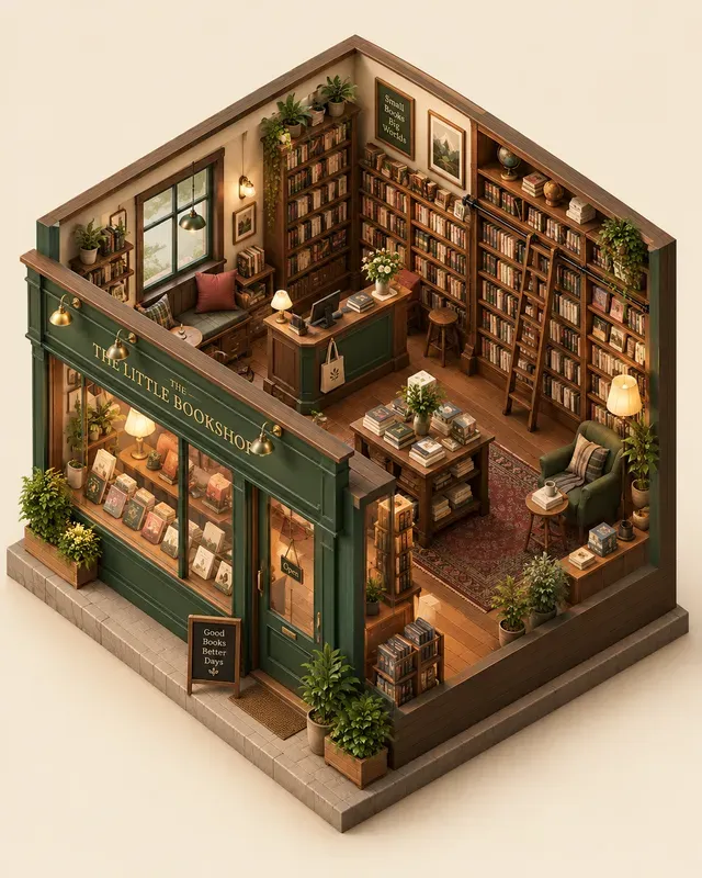 Isometric 3D Diorama Generator