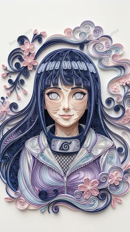 3D Paper Quilling Comic Portraits