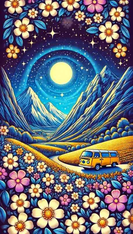 Cinematic Cartoonstyle Night Landscapes