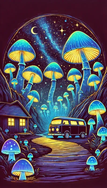 Cinematic Cartoonstyle Night Landscapes