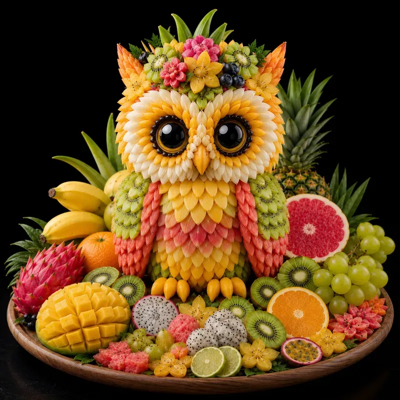 Fantasy Fruit Animal Sculptures