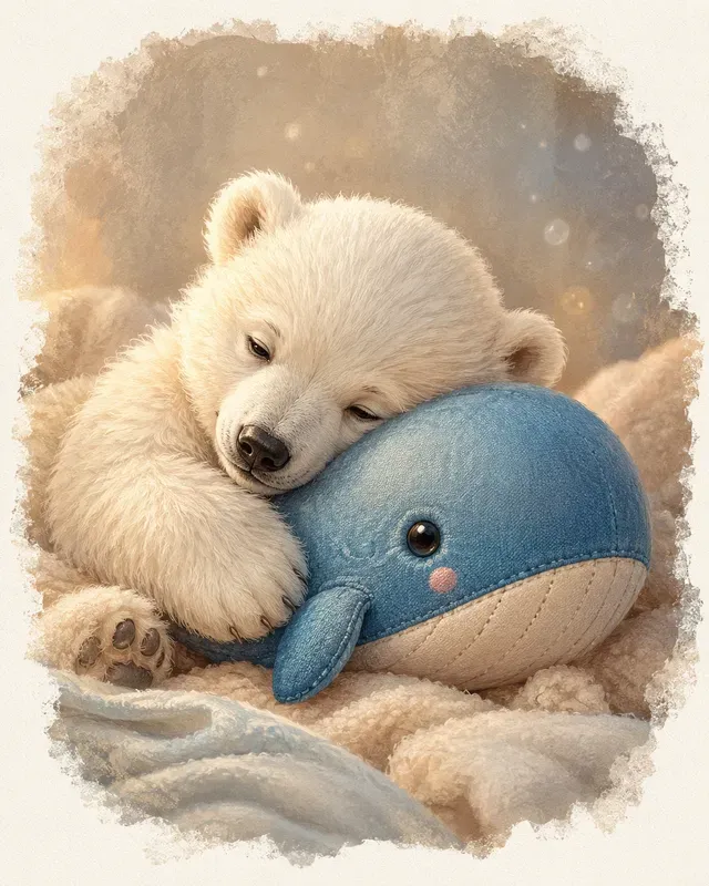 Whimsical Animal Plush Friend Portraits