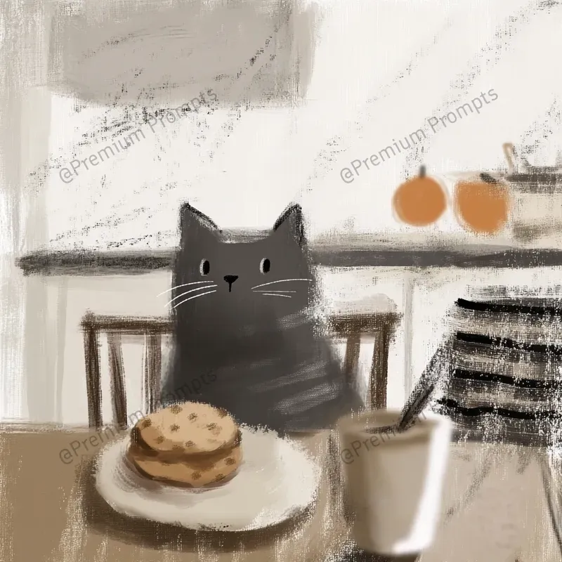 Whimsical Paintings Of Kitten Life