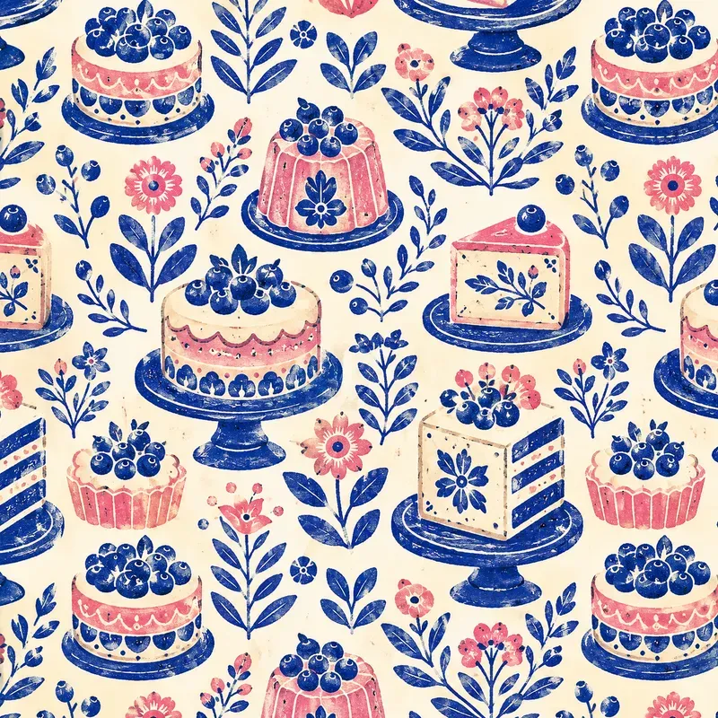 Folk Art Wrapping Paper Patterns