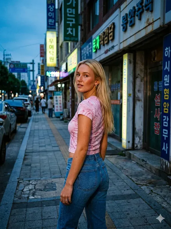 Y2k Seoul Street Look Back Film Shots