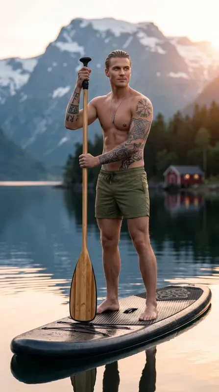 The Golden Hour Paddleboard Series