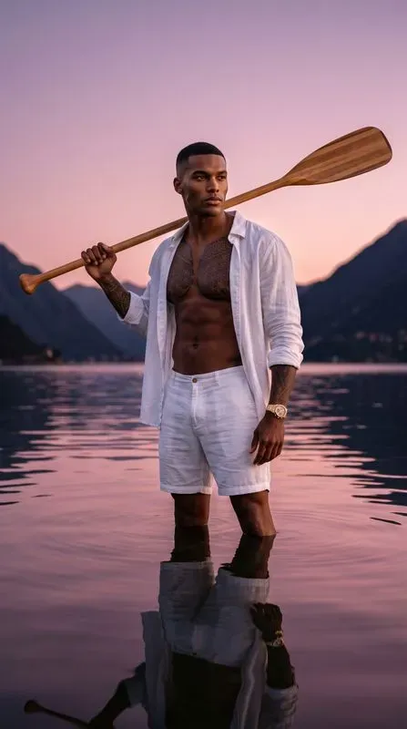 The Golden Hour Paddleboard Series