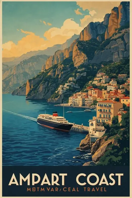 Luxury Cruise Vintage Posters