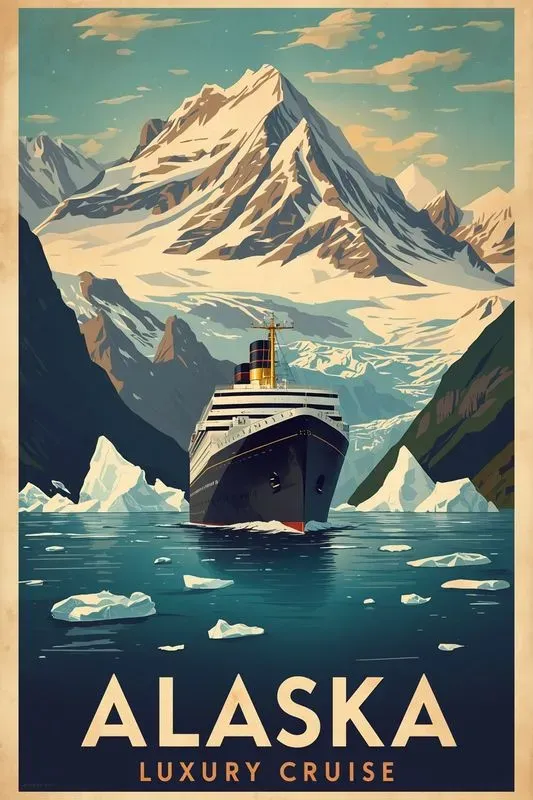Luxury Cruise Vintage Posters