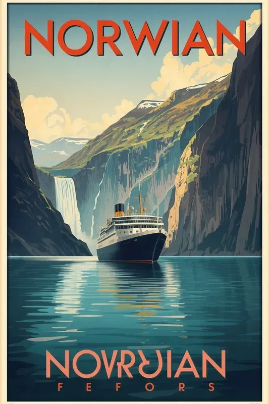 Luxury Cruise Vintage Posters