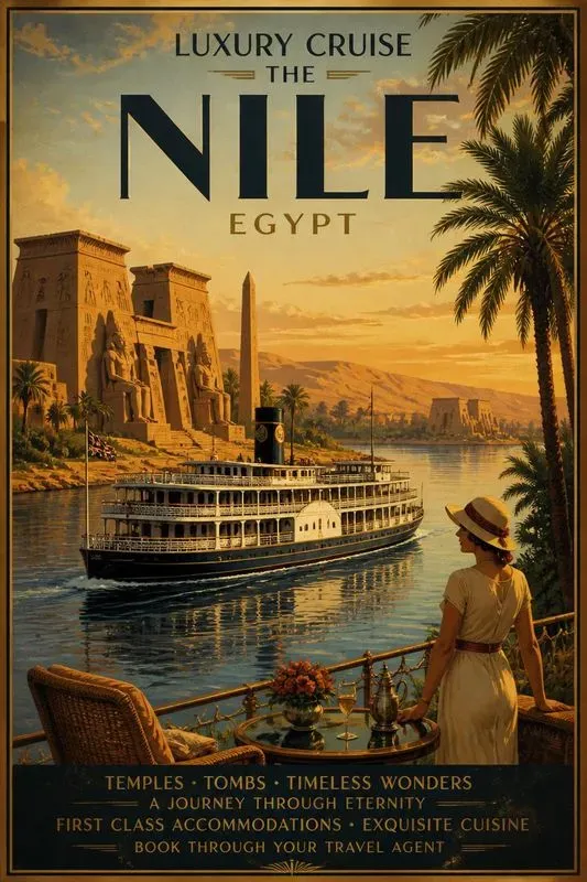 Luxury Cruise Vintage Posters