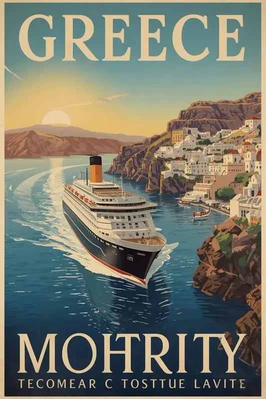 Luxury Cruise Vintage Posters