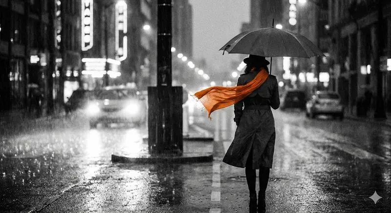 Isolated Color Street Photography