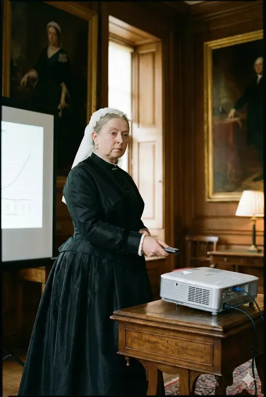 Historical Figures Using Modern Tech
