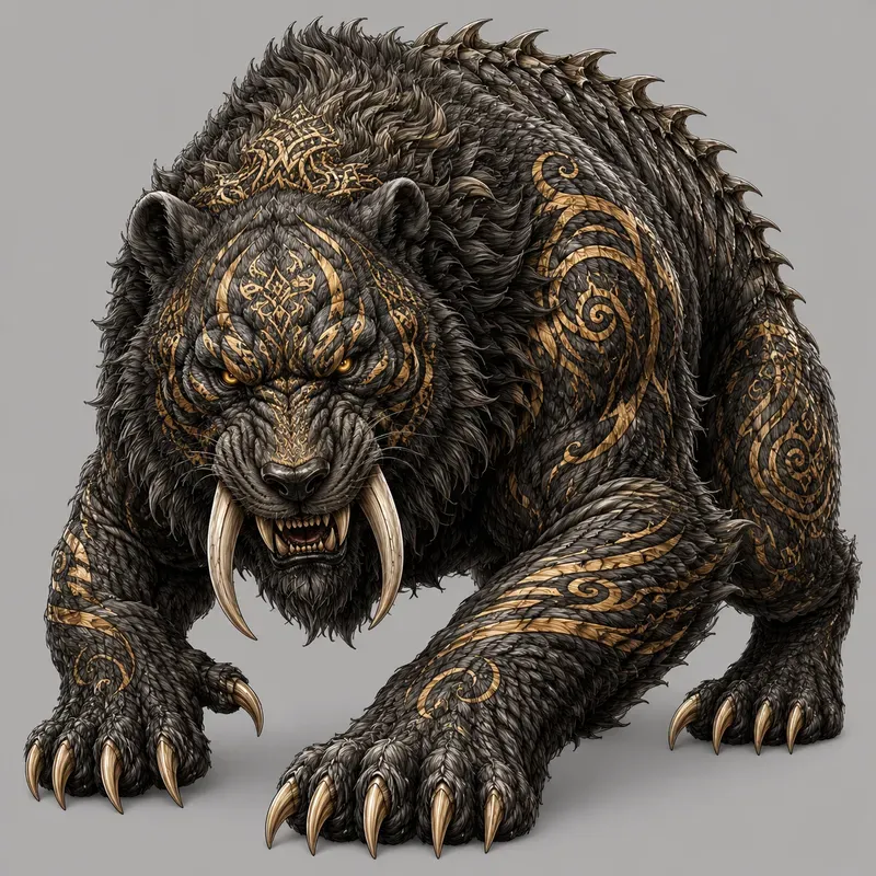Tribal Beast Illustrations