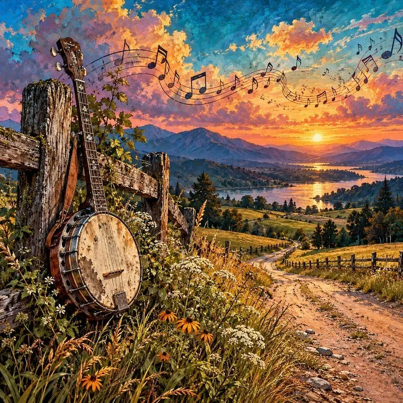 Musical Countryside Art