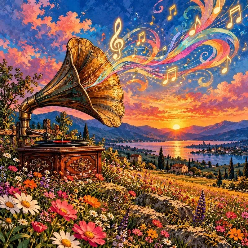 Musical Countryside Art