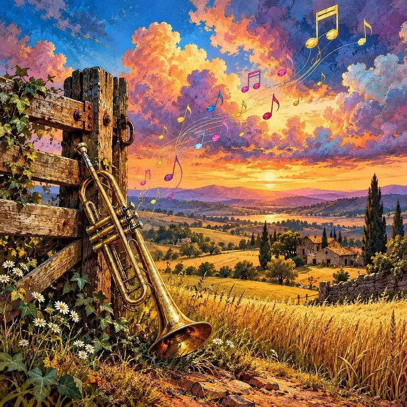 Musical Countryside Art