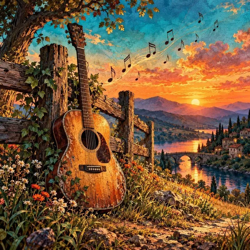 Musical Countryside Art